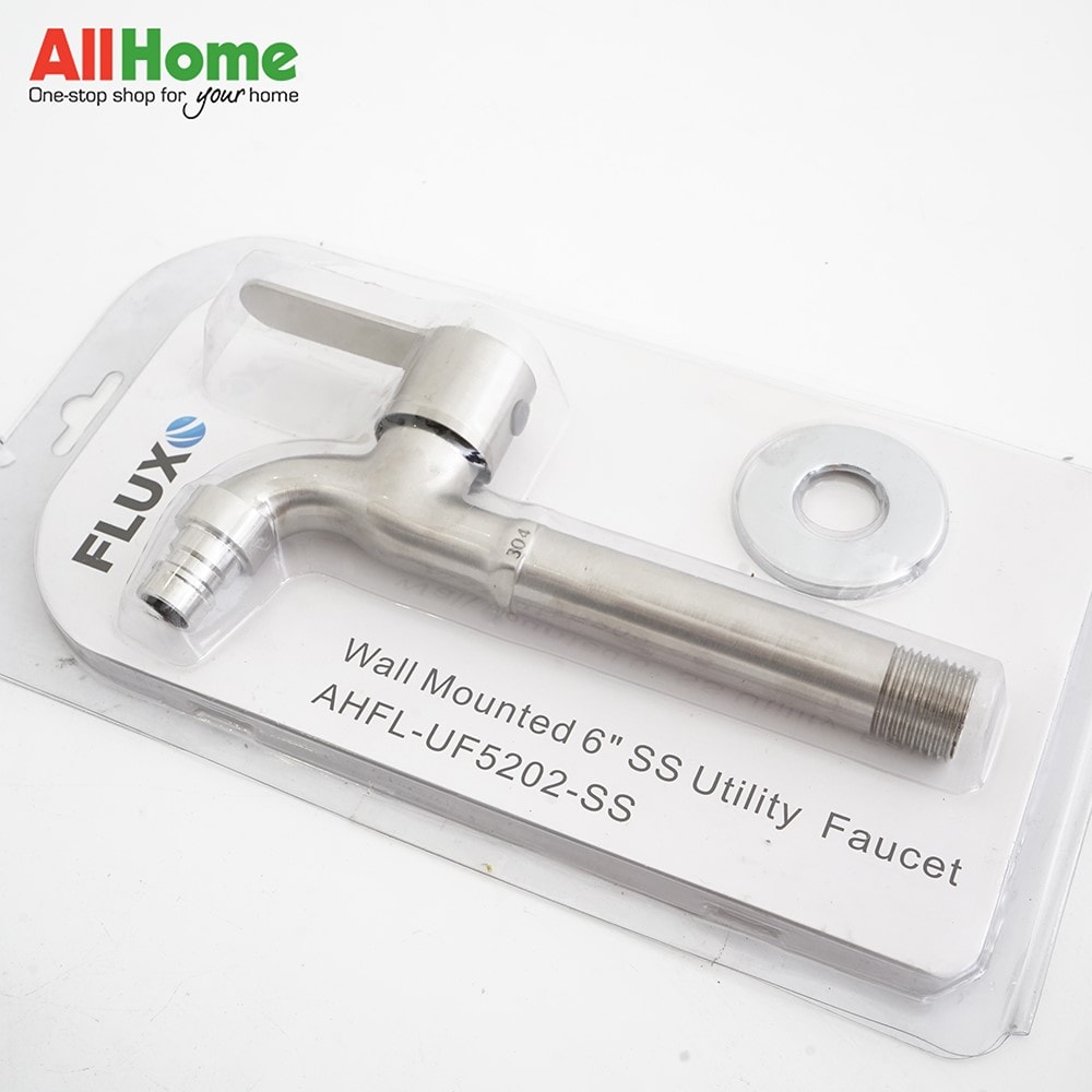 Fluxo Ahfl-Uf5202-Ss Wall Mounted Faucet 6in