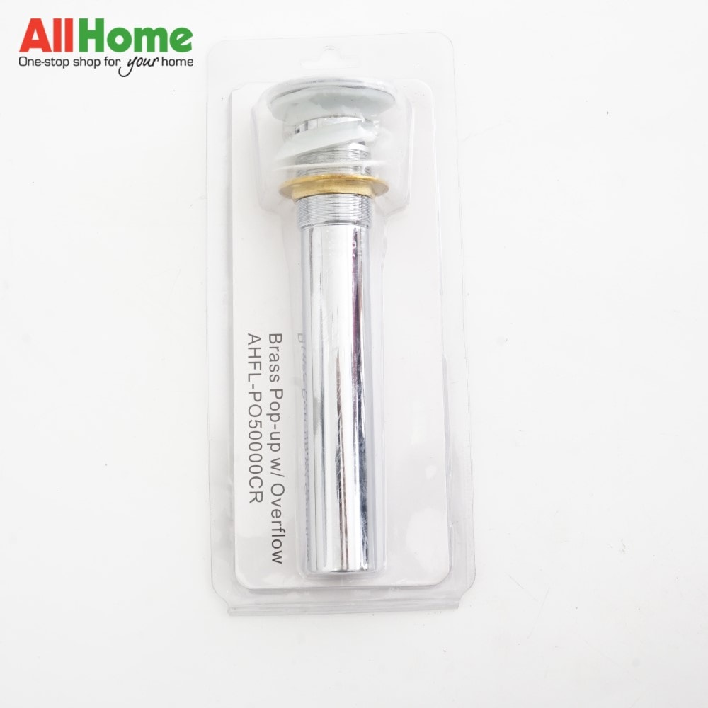 Fluxo Ahfl-Po50000Cr Brass Pop-Up w/ Overflow