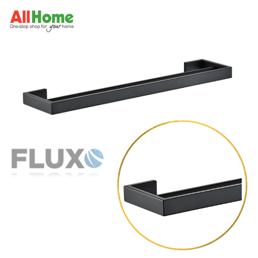 Fluxo Ahba2 Double Towel Bar Black Ss304