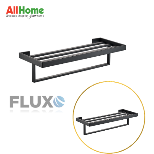 Fluxo Ahba3 Towel Shelf Black Ss304