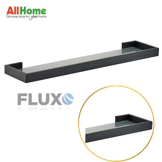 Fluxo Ahba7 Glass Shelf Black Ss304