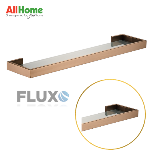Fluxo Ahba15 Glass Shelf Rose Gold Ss304