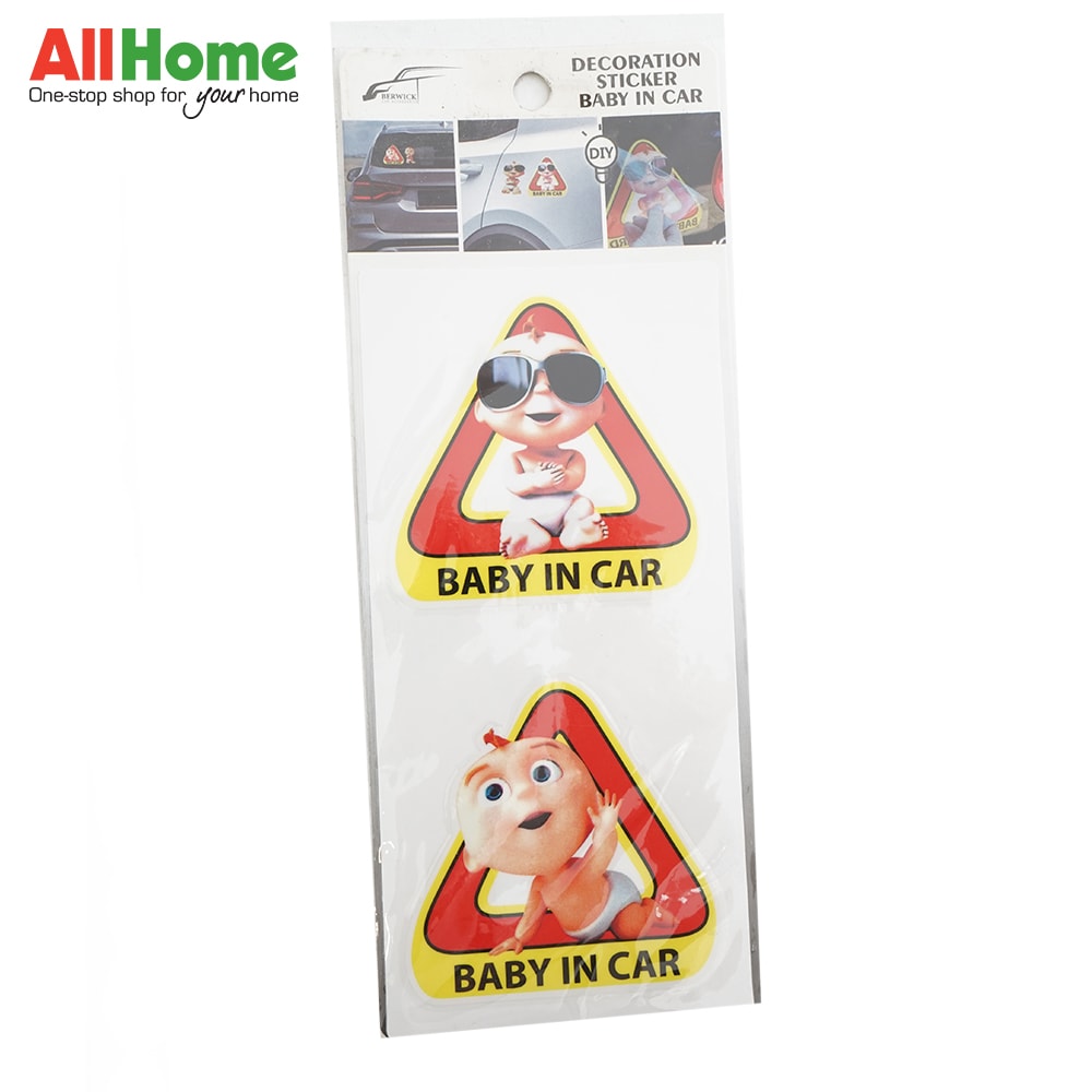 BERWICK C-1241 Baby In Car Sticker Small