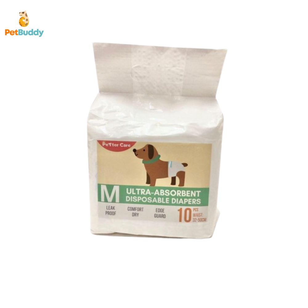 PETTERCARE DISPOSABLE FEMALE DIAPER 10PCS