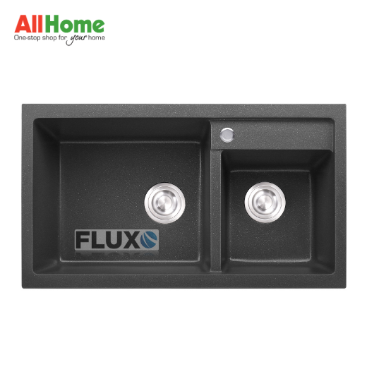 Fluxo Fxs-9 Quartz Stone Sink Double 31.5X18X8.7