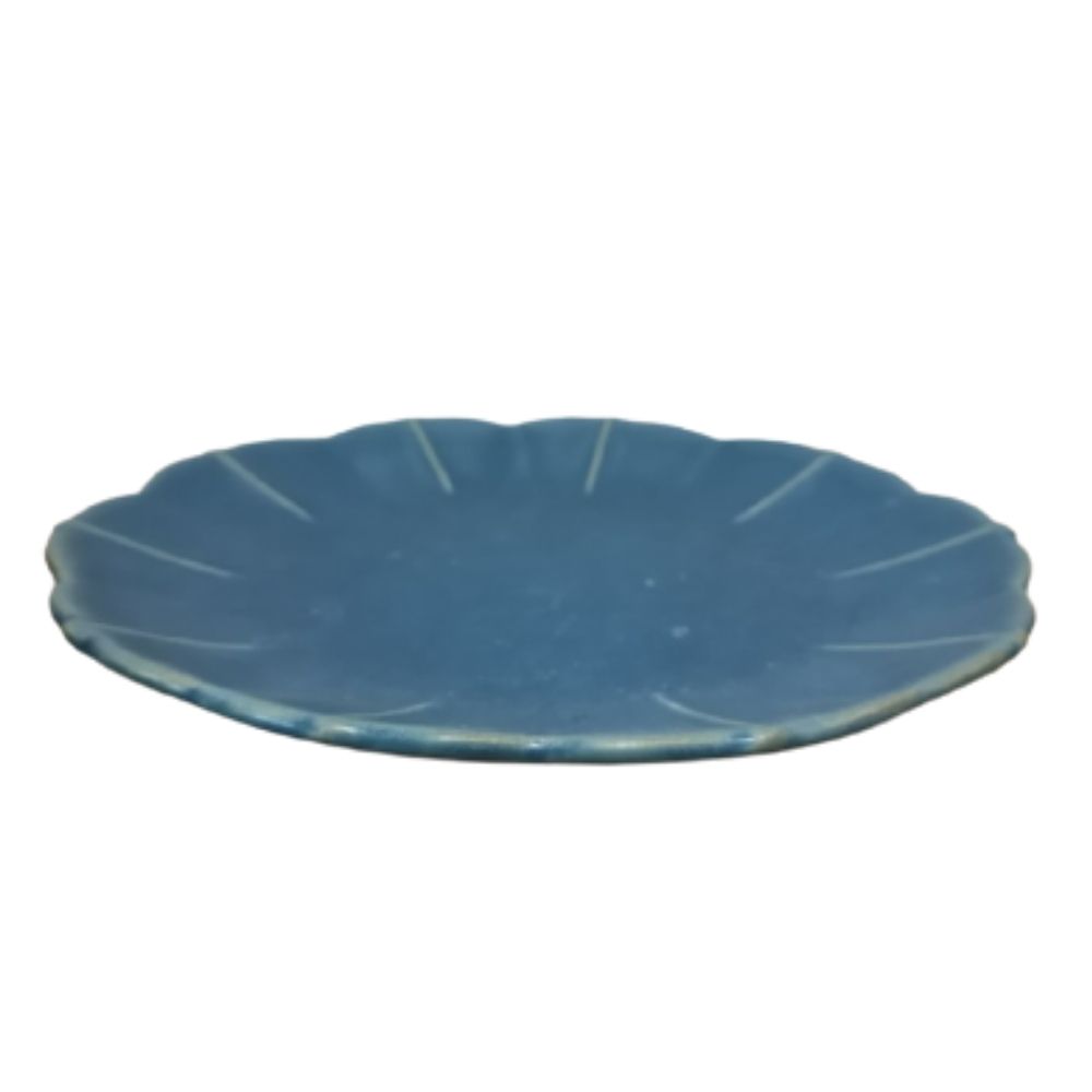 ONAIDA Hand crafted Side Plate Steel Blue