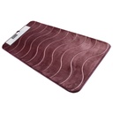 LINENS N' THINGS Memory Foam Bathroom Mat Wave 50X80 Nostalgia Rose