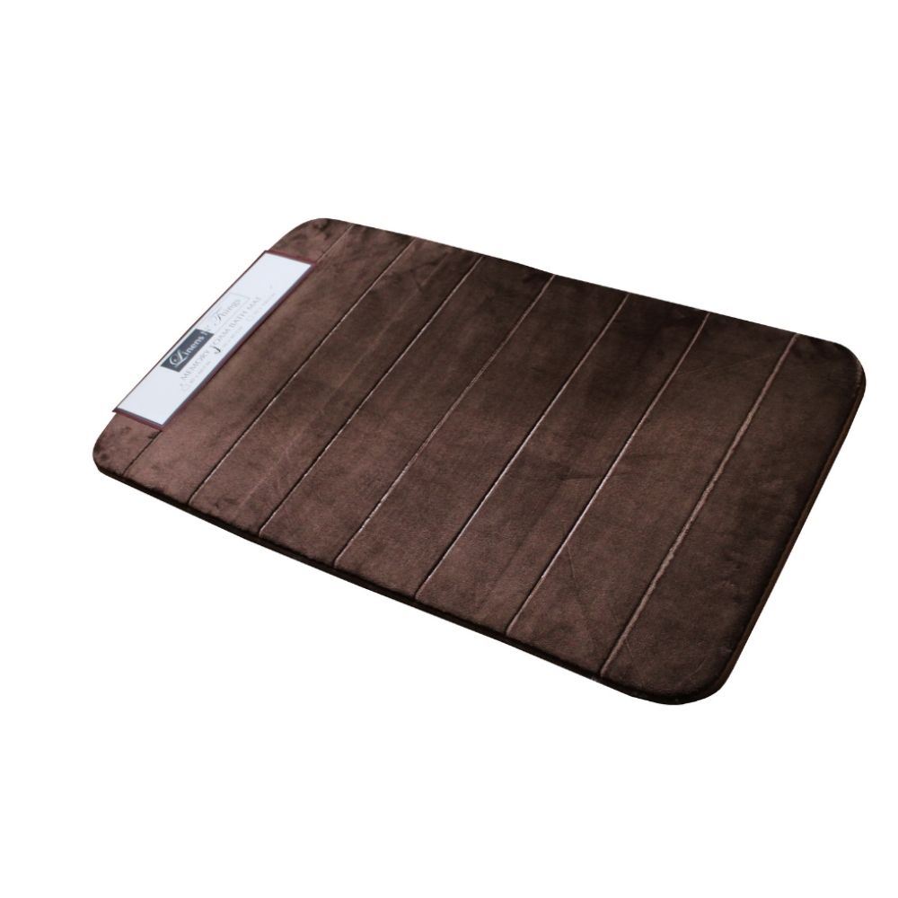 LINENS N' THINGS Memory Foam Bathroom Mat Line 50X80 Pinecone