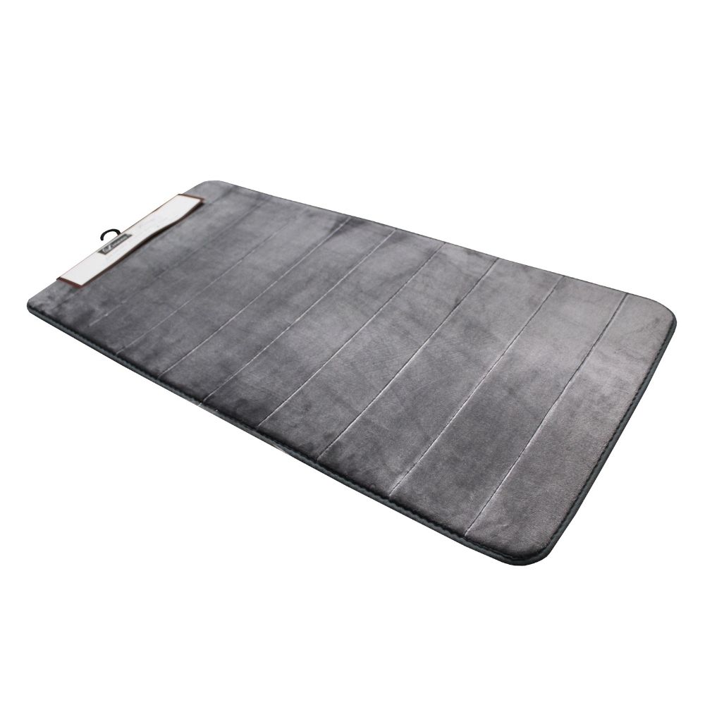 LINENS N' THINGS Memory Foam Bathroom Mat Line 50X100 Gargoyle