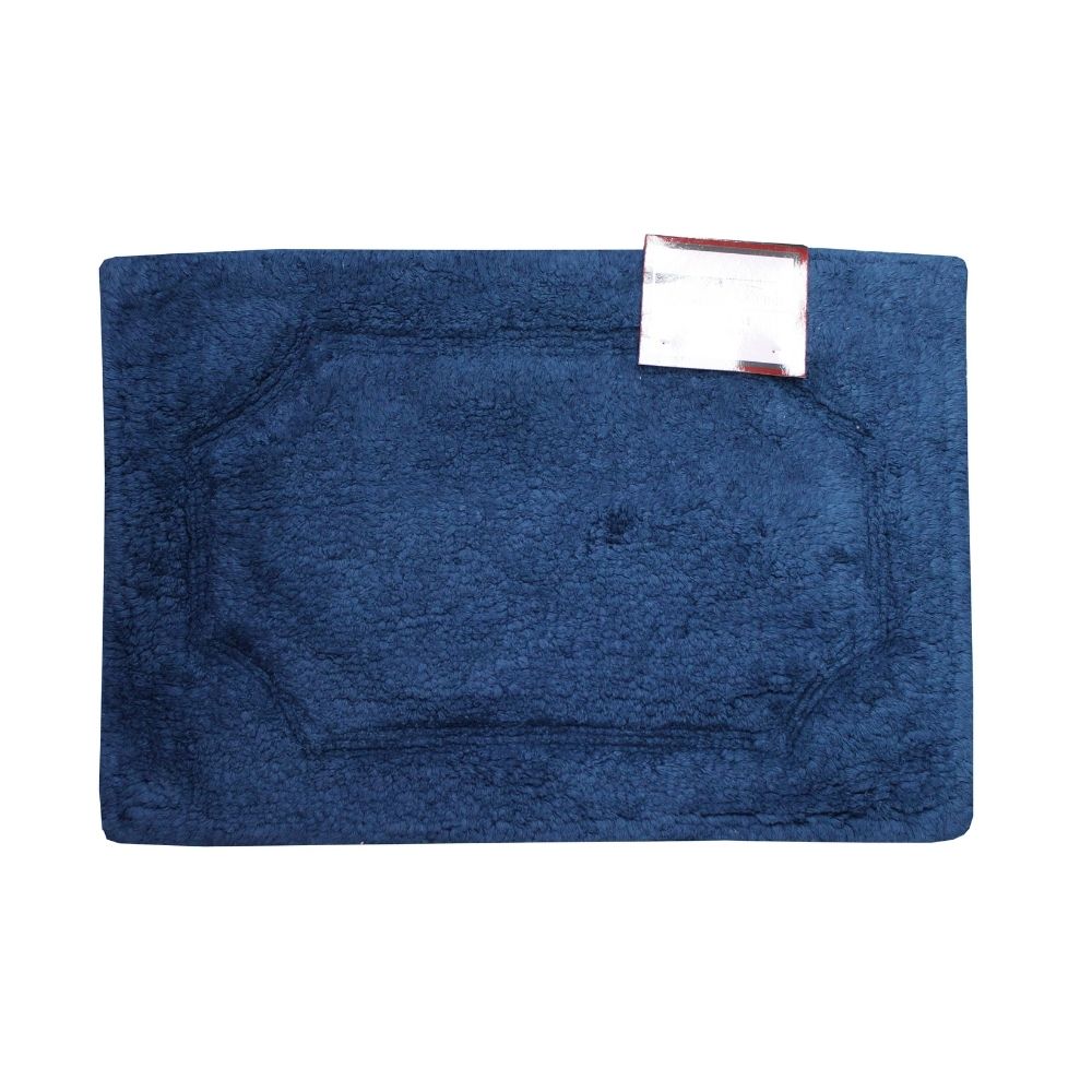 LINENS N' THINGS Cotton Bathroom Rug Turner Collection 50X80 Mallard Blue