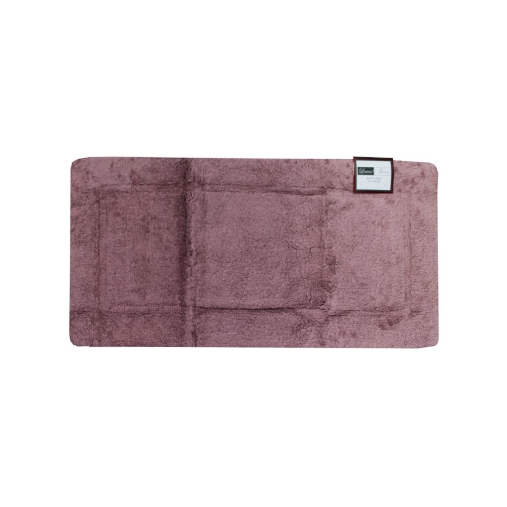 LINENS N' THINGS Cotton Bathroom Rug Hugh Collection 50X80 Nostalgia Rose