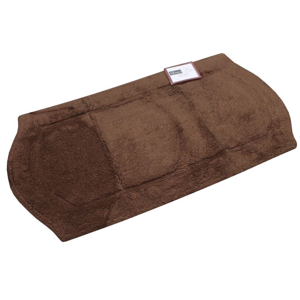 LINENS N' THINGS Cotton Bathroom Rug Hurley Collection 50X100 Pinecone