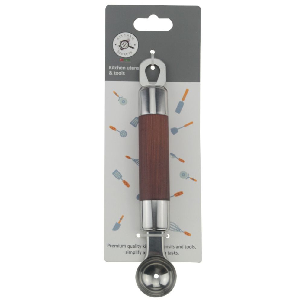 KITCHEN SECRETS Stainless Steel Melon Baller Scooper - STP038