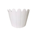Plastic Pot Flower Plant Container Crown Design