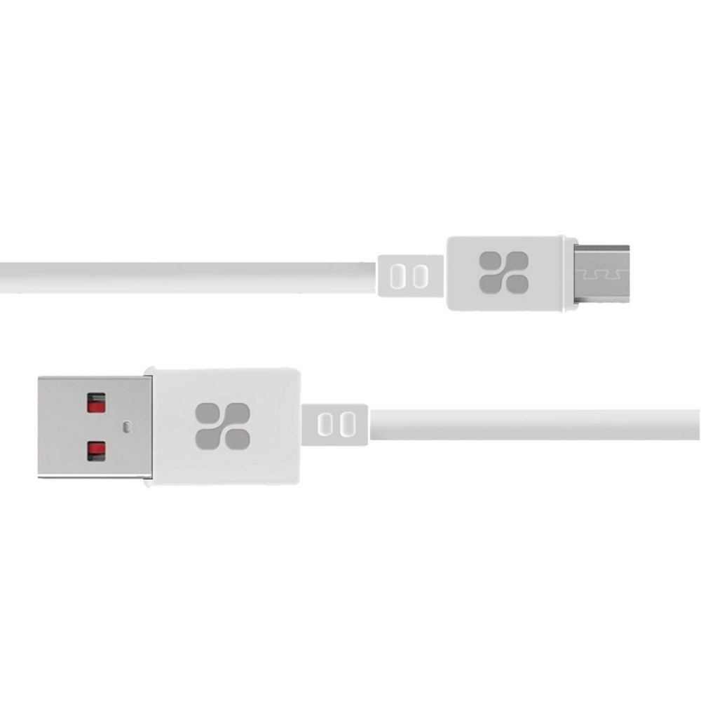 PROMATE MICROCORD-1 USB-A to Micro-USB Cable White
