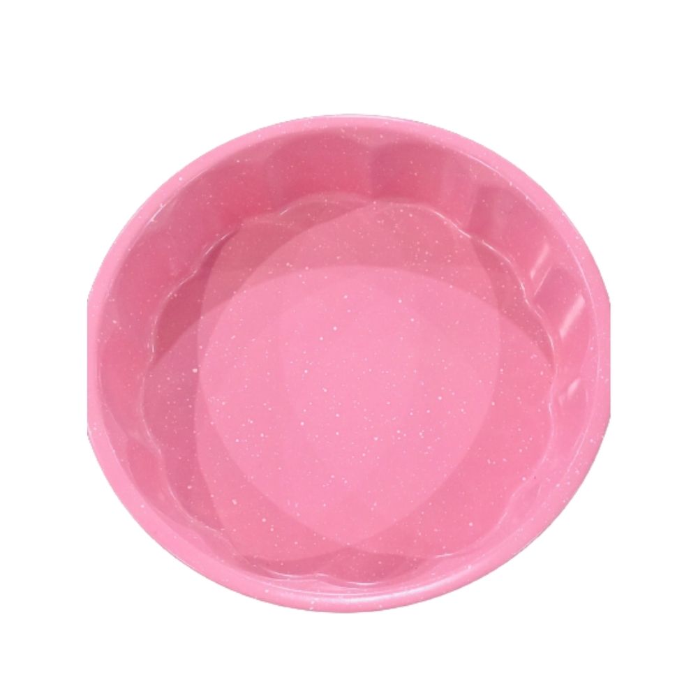 PRISM COLLECTION Non-stick Round Cake Pan Baking Pan Pink 30cm