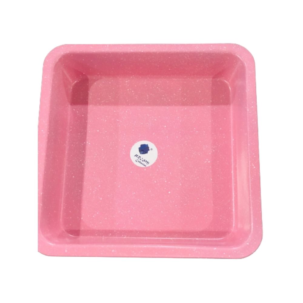 PRISM COLLECTION Non-stick Square Cake Pan Baking Pan Pink