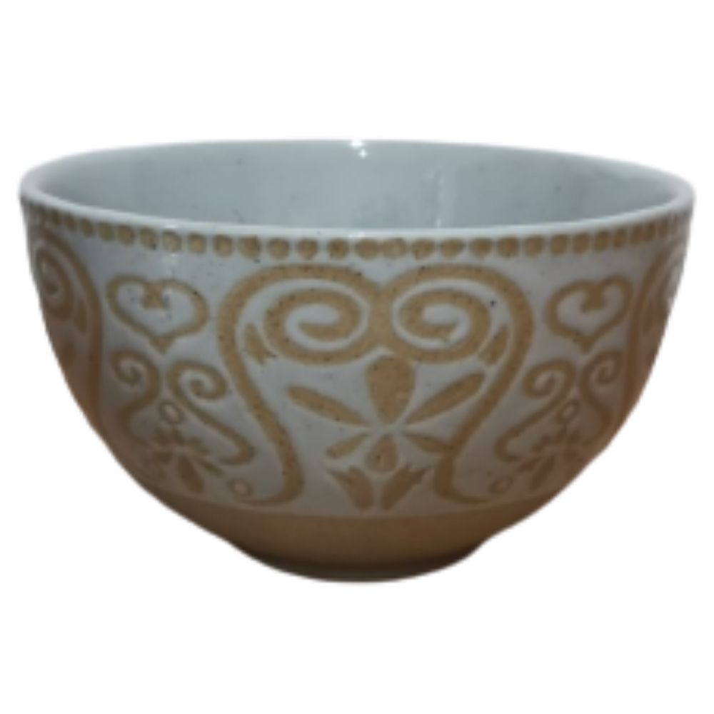 ONAIDA Handpainted Soup Bowl Tropical Glow