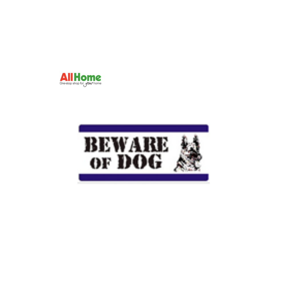 MELCAR ES 1709 Beware Of Dog Signage 4X9