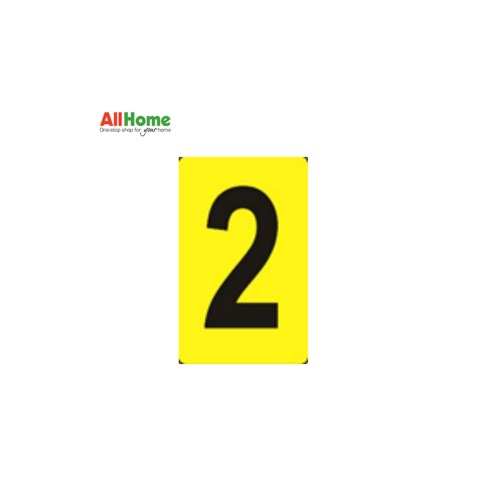 MELCAR Numerical 2 Signage 4X6