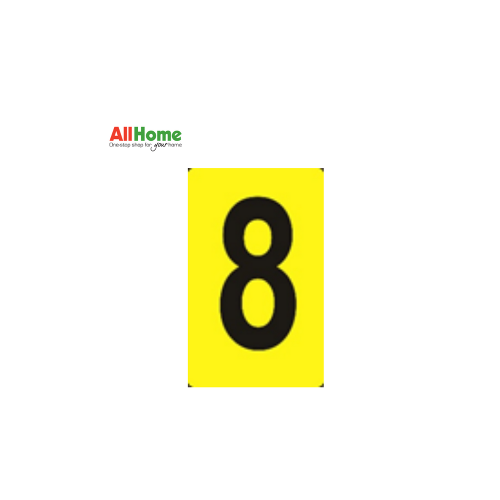 MELCAR Numerical 8 Signage 4X6