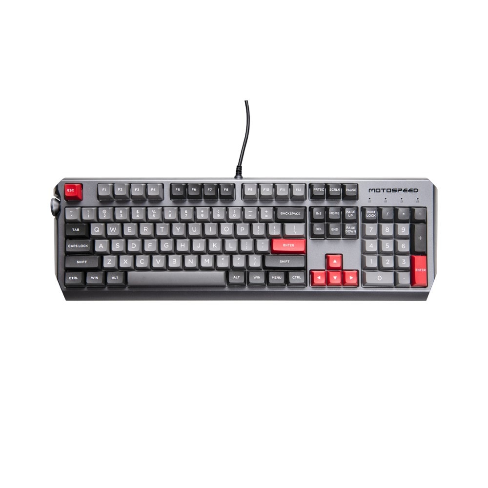 MOTOSPEED CK80 USB Wired RGB Backlight Mechanical Gaming Keyboard