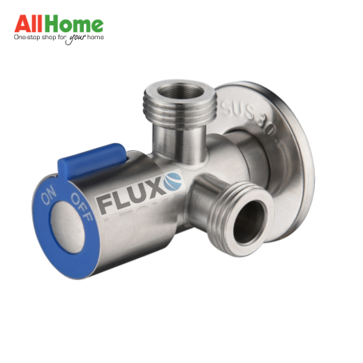 FLUXO AH-AV02 3way Angle Valve 1/2x1/2 SUS304