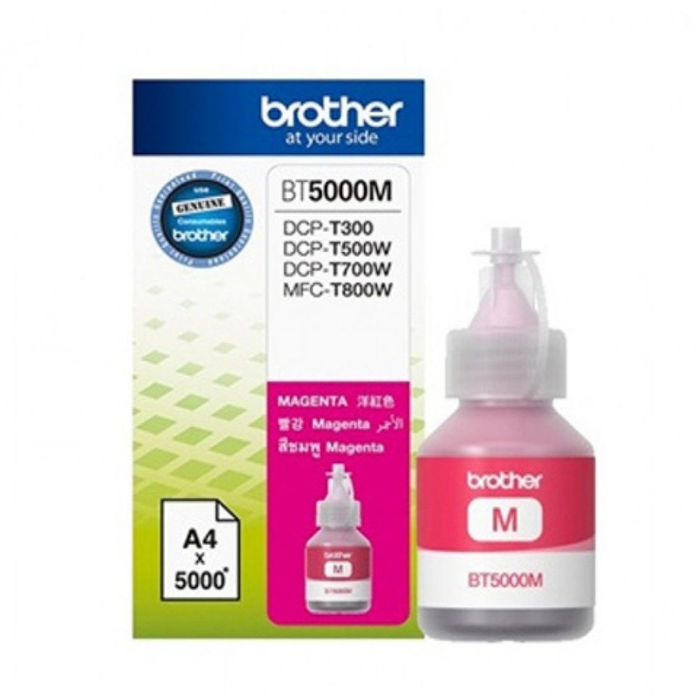 BROTHER BT-5000 Genuine Printer Ink Bottle Magenta
