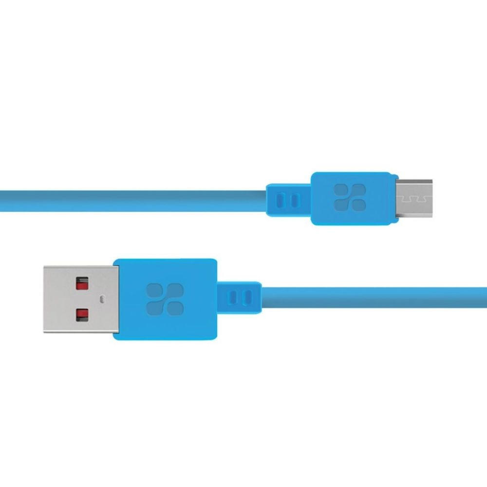 PROMATE Microcord-2 USB-A to Micro-USB Cable Blue
