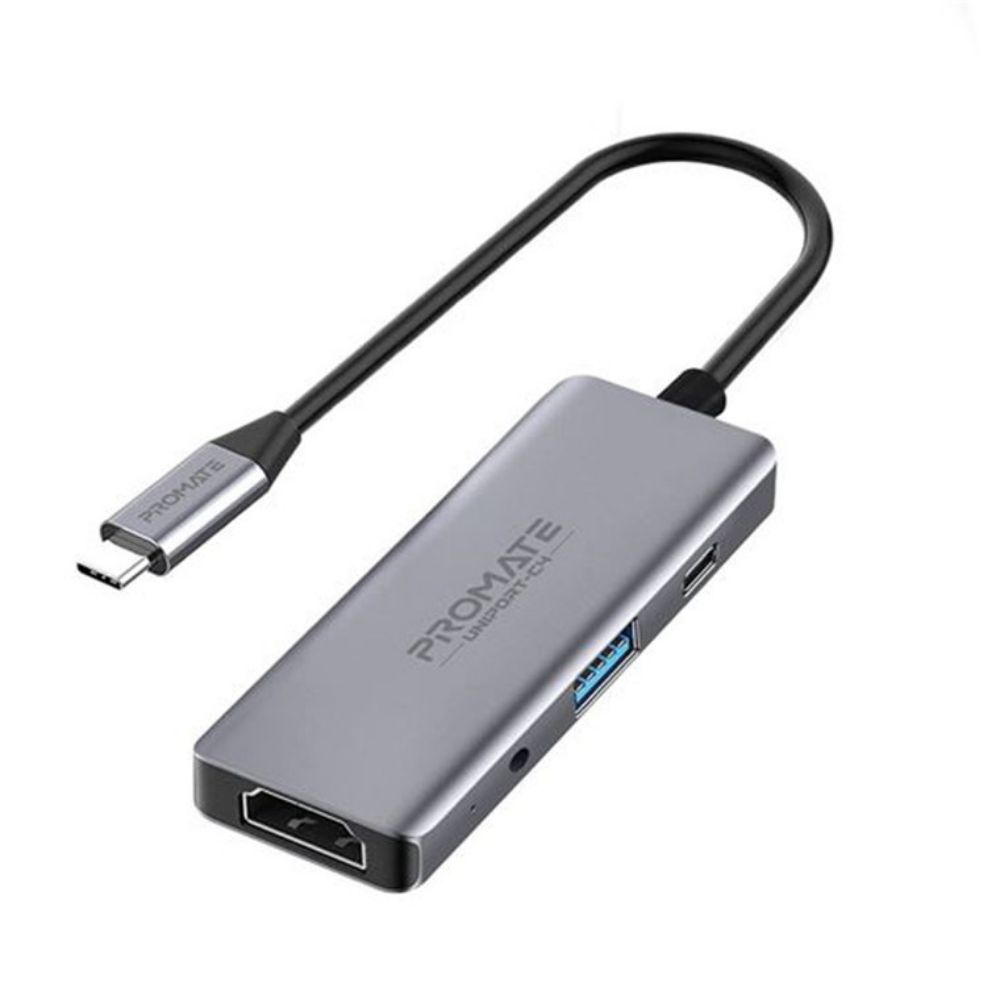 PROMATE Uniport-C4 4-in-1 USB-C Hub