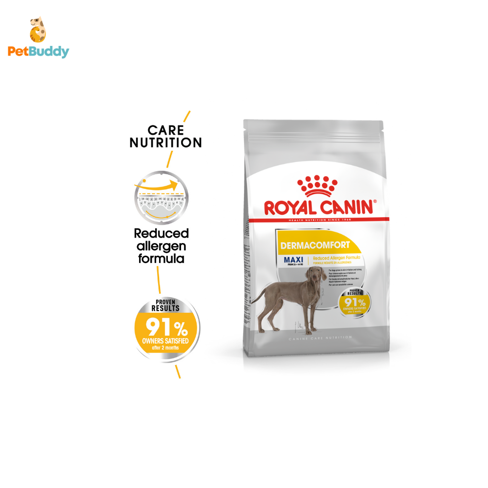 ROYAL CANIN CCN DERMACOMFORT MAXI DOG FOOD 3KG