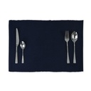 HAPPY TABLE Ribbed Placemat Blue