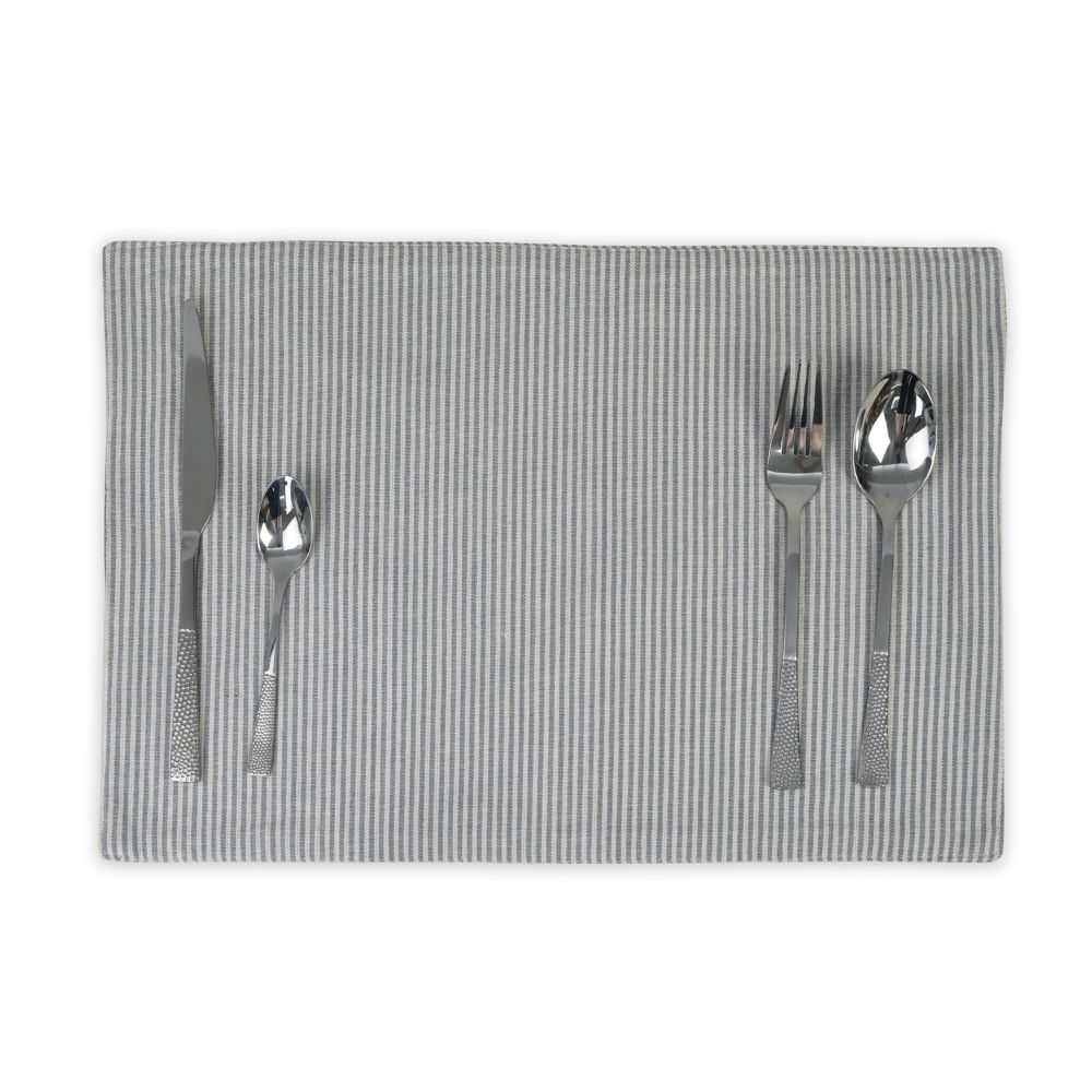 HAPPY TABLE Placemat Hemmed Chambray