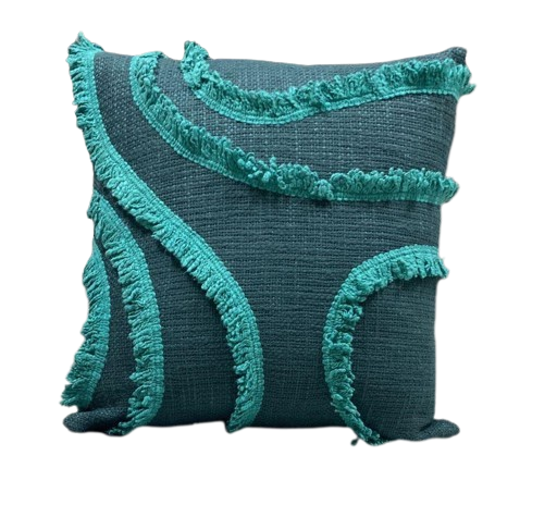 BBTPC-1 17"X17" Forest Green Wave TPC