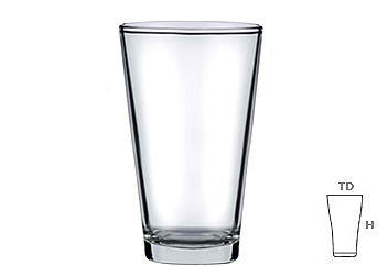 Lucky Glass V Series Hiball Drinking Glass Tumbler Drinkware