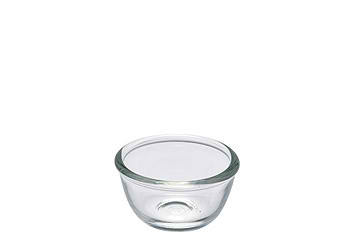Lucky Glass Chefs Serving Clear Glass Soup Bowl