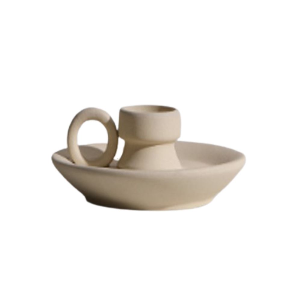 Ceramic Vase Nordic Minimalism Style Design BR04-010 Ecru