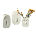 White Ceramic Vase Face Modern Design BR024-026 White