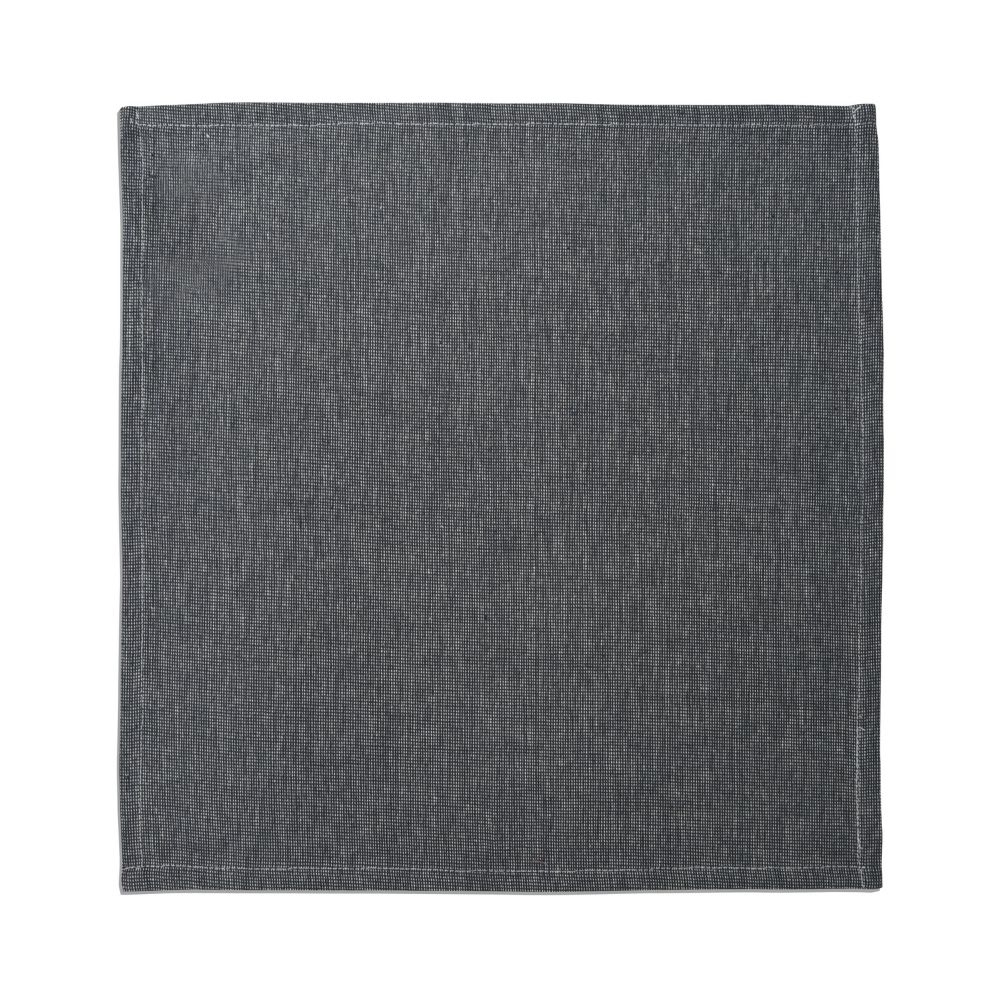 HAPPY TABLE Table Napkin Hemmed Dark Dark Gray With Multiple Size Variations