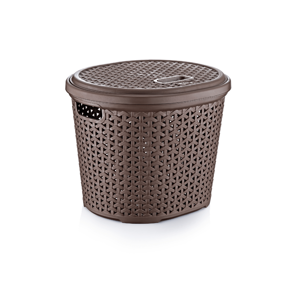 HOBBYLIFE Oval Rattan Multi-use Basket 15 Liters