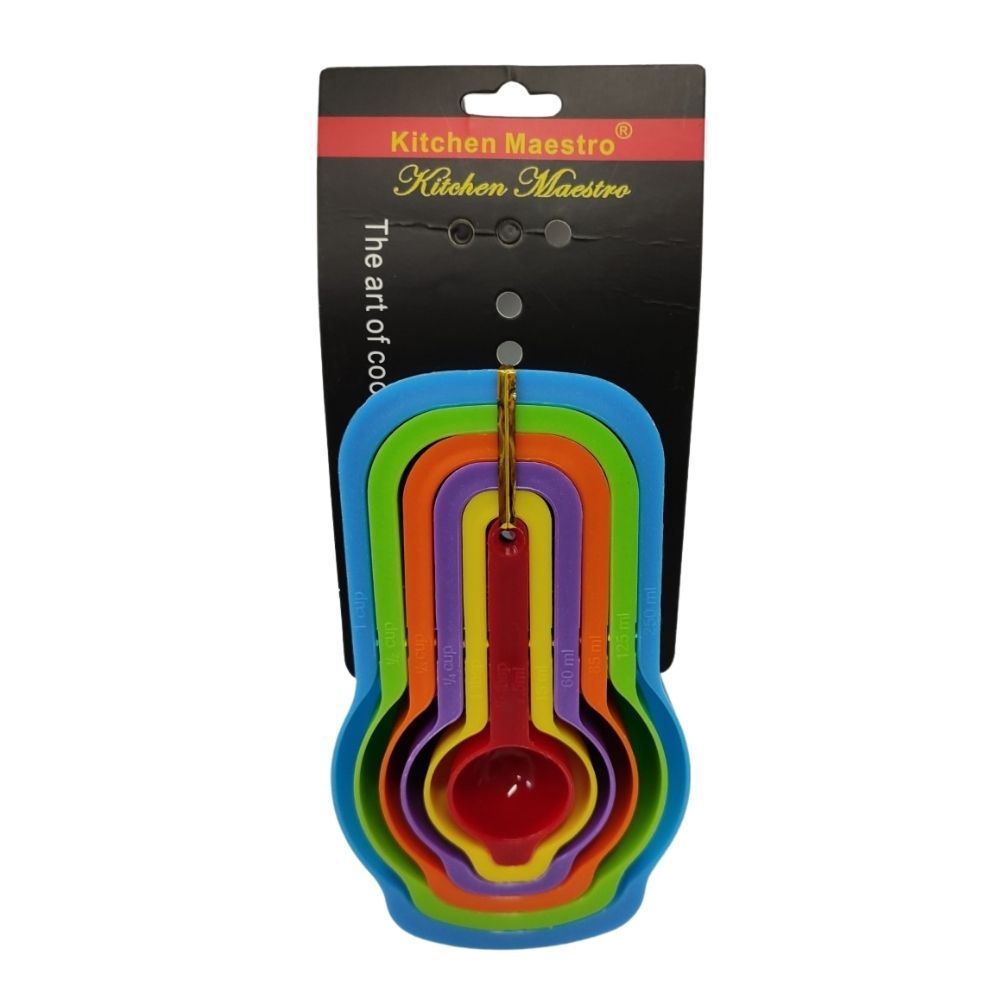 KITCHEN MAESTRO 6pcs. Measuring Cups Set 