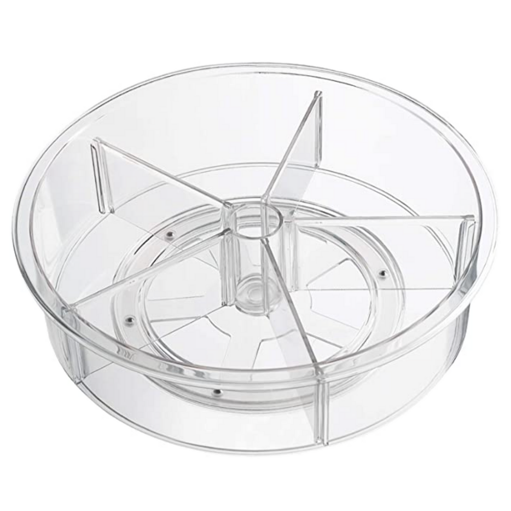 Rotating Organizer Tray with Divider