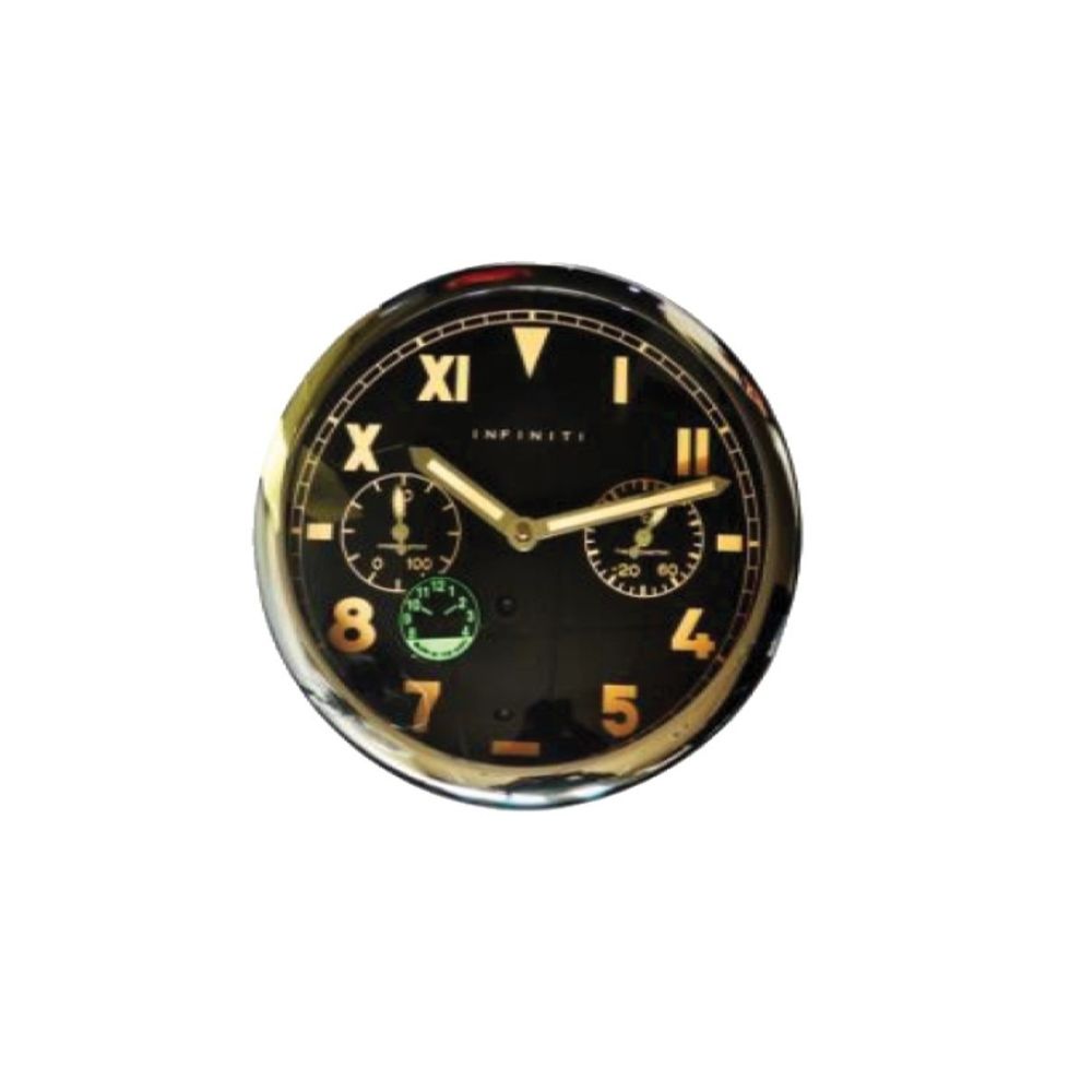 Wall Clock Chrome 11  inches Silver AX1011PSL