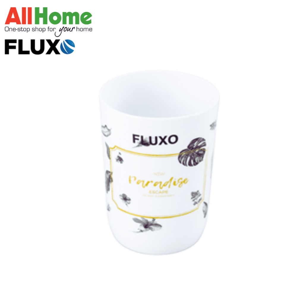 FLUXO BATHROOM CUP BLACK BANANA LEAF