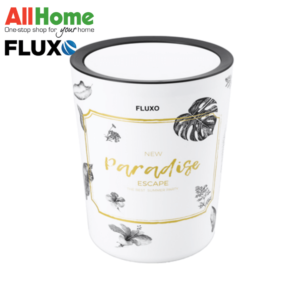 FLUXO TRASH CAN BLACK BANANA LEAF