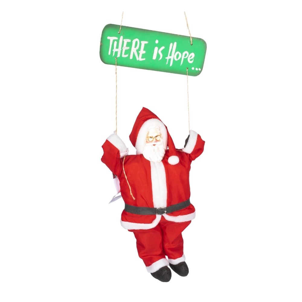 Christmas Hanging Wood- THERE IS HOPE