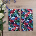 HAPPY KITCHEN Microfiber Kitchen Towel Set of 2 Flamingo