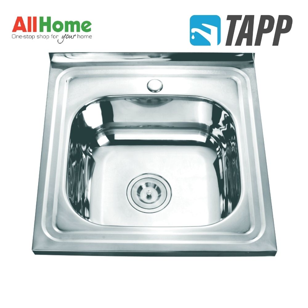 TAPP TS05 SS201 SINK 20X20 W/ DOME PTRAP