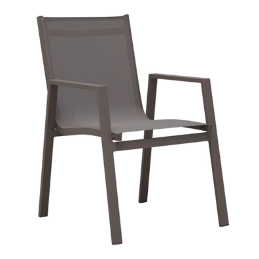 GARDEN STORY Meg Snow White Outdoor Dining Chair