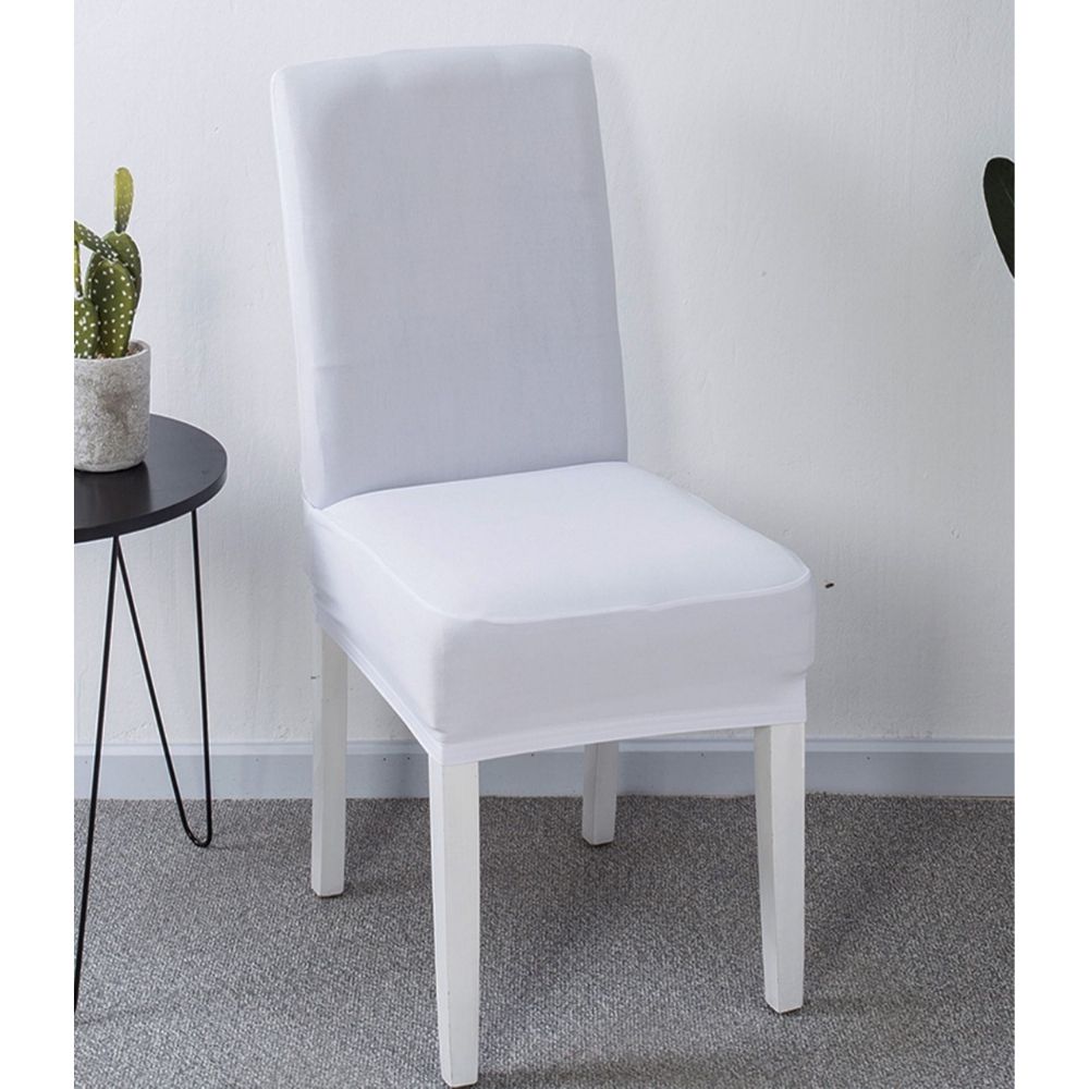 URBAN COMFORT Dining Chair Cover White